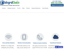 Tablet Screenshot of integralchoice.com